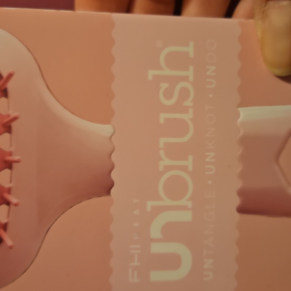 Pink Detangling Hair Brush - Picture 2 of 6
